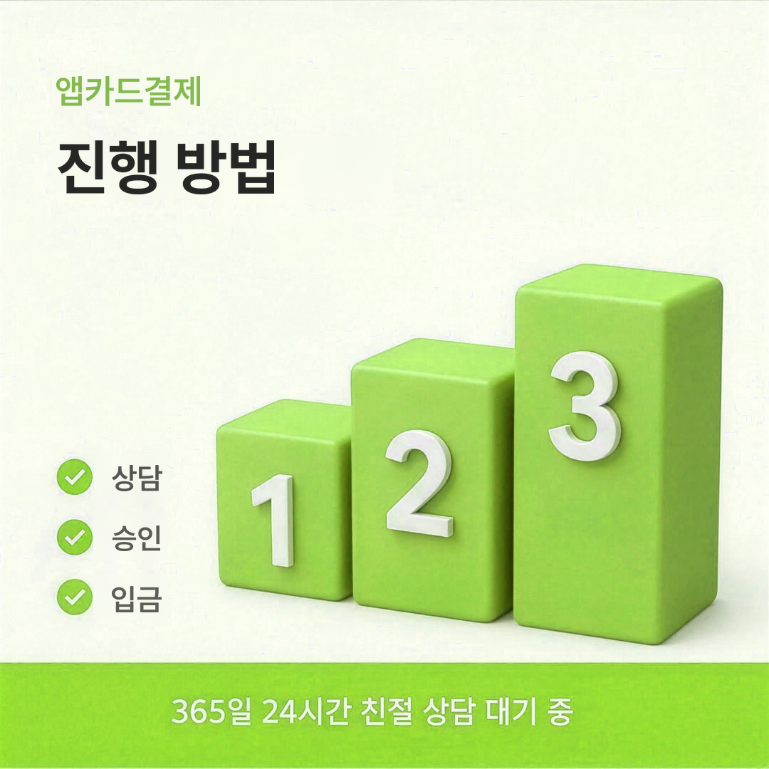 다음머니 앱카드결제 진행 방법 안내
